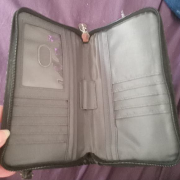 Thirty-One Black and Gray Houndstooth Wallet - Picture 3 of 3